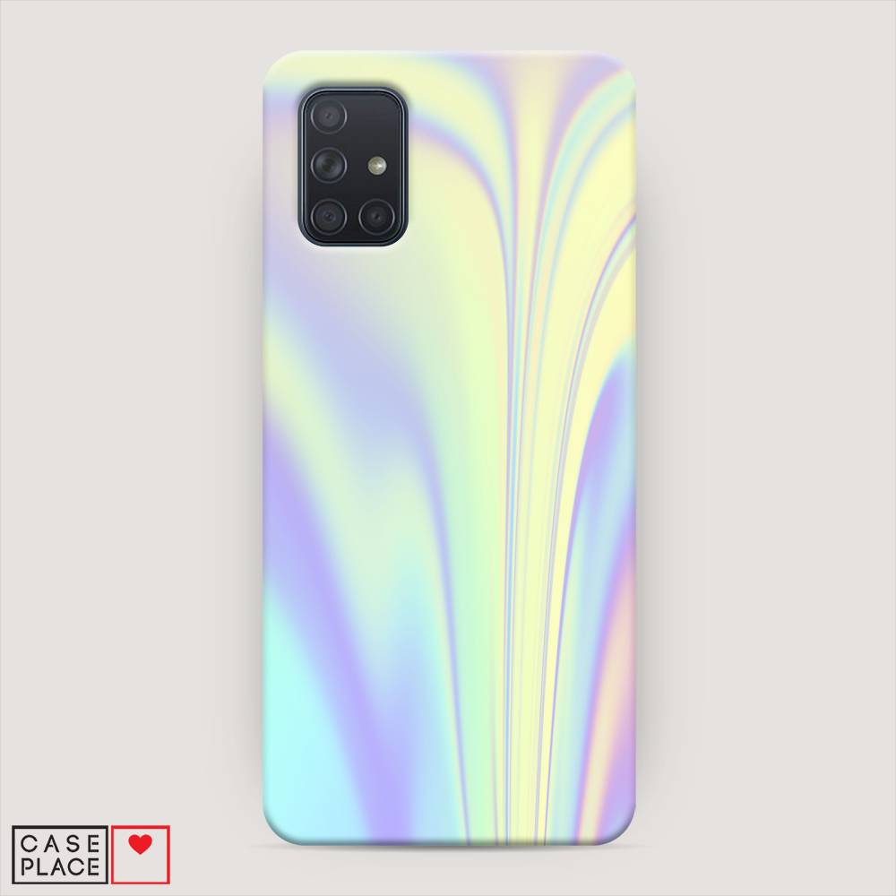

Пластиковый чехол "Фиолетовая голограмма" на Samsung Galaxy A71
