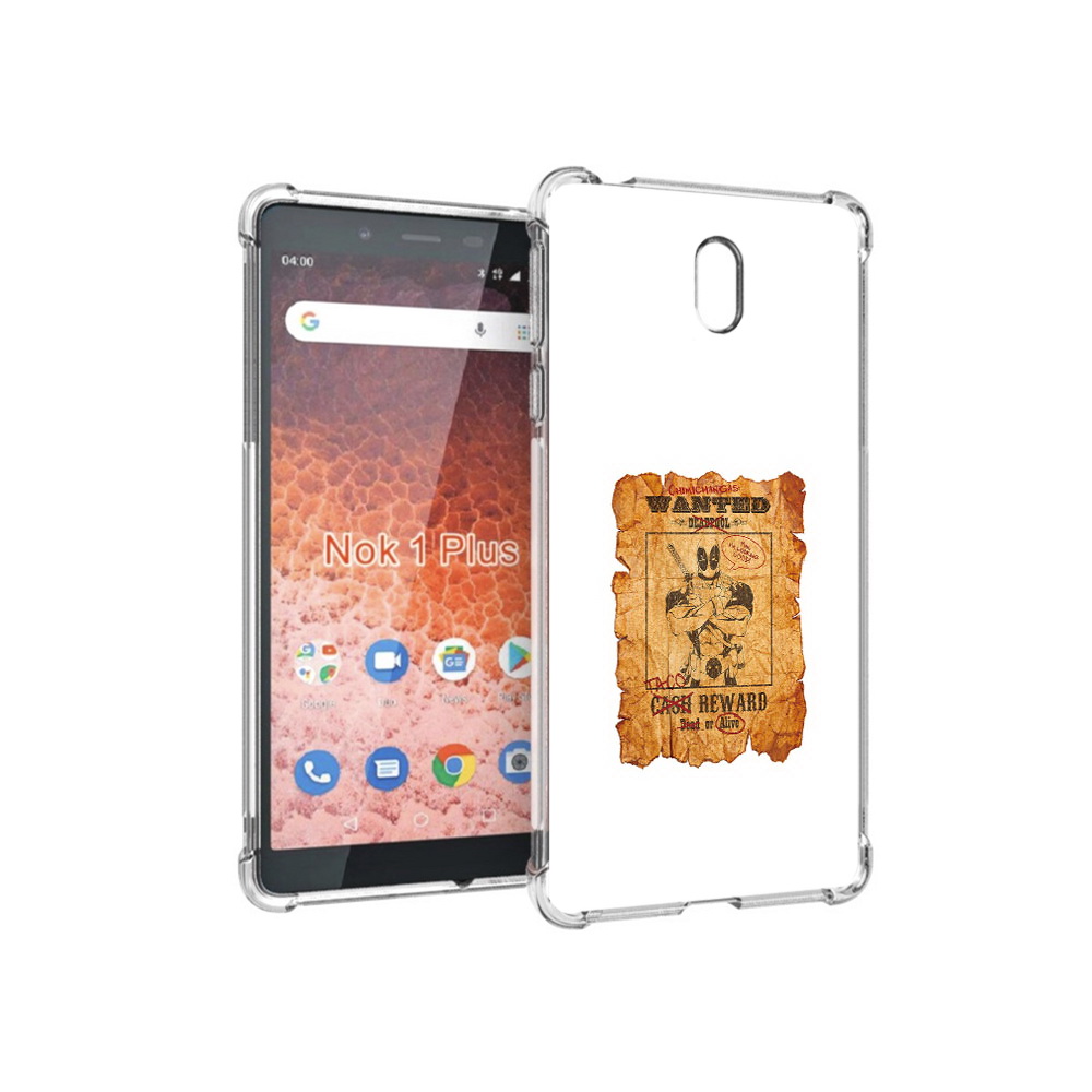 

Чехол MyPads Tocco для Nokia 1 Plus дедпул (PT129147.112.317), Прозрачный, Tocco