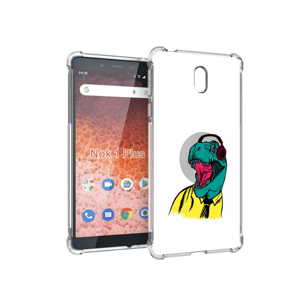 

Чехол MyPads Tocco для Nokia 1 Plus дино (PT129147.112.326), Прозрачный, Tocco