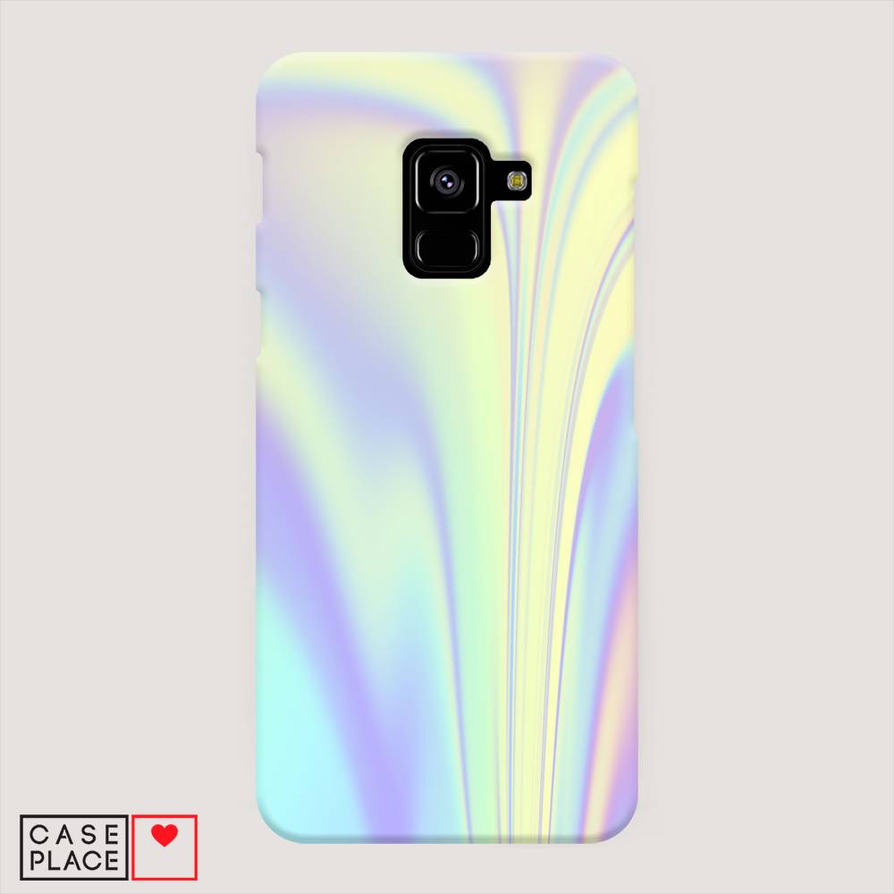 

Пластиковый чехол "Фиолетовая голограмма" на Samsung Galaxy A8 2018