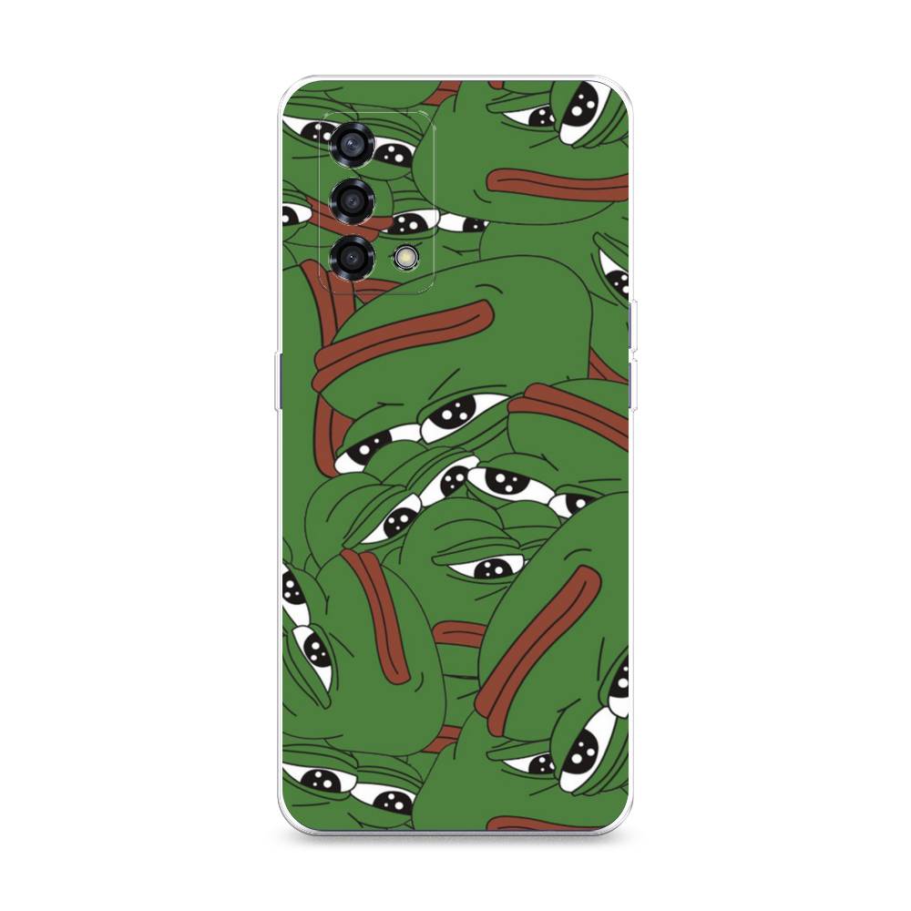 

Чехол Awog на Oppo Reno 6 Lite "Печальный frog", Разноцветный, 259550-9