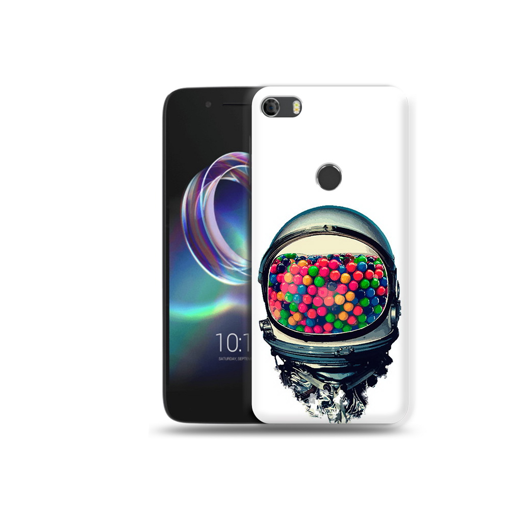 

Чехол MyPads Tocco для Alcatel Idol 5 шлем космонавта, Прозрачный, Tocco