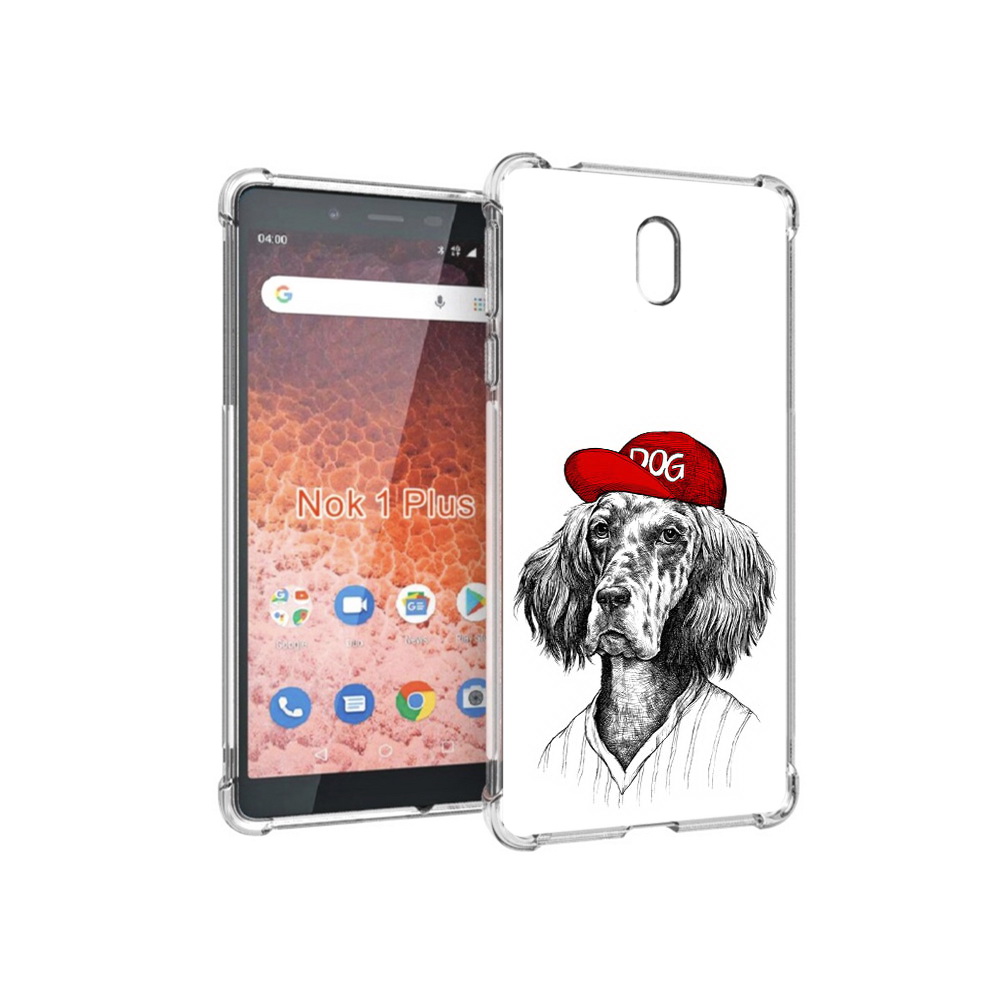 

Чехол MyPads Tocco для Nokia 1 Plus дог (PT129147.112.333), Прозрачный, Tocco