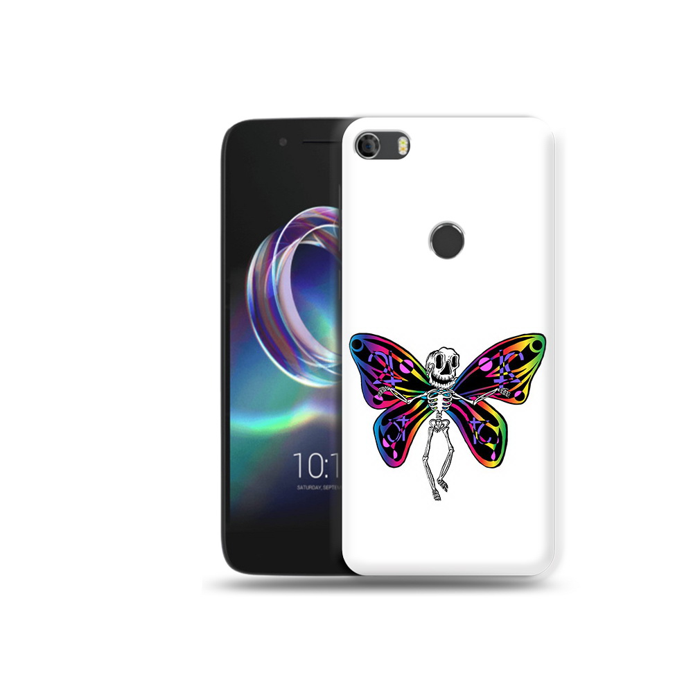 

Чехол MyPads Tocco для Alcatel Idol 5 эффект бабочки, Прозрачный, Tocco