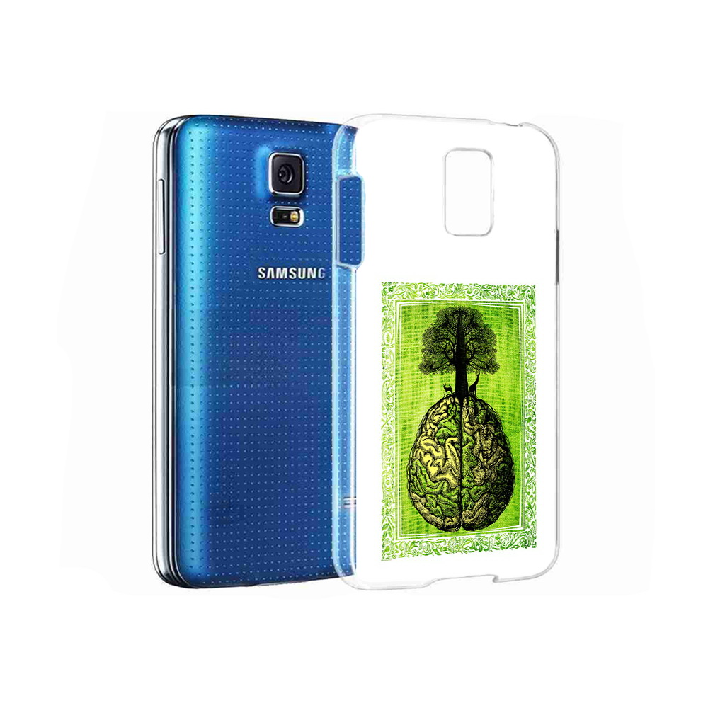 

Чехол MyPads Tocco для Samsung Galaxy S5 абстракция здоровый мозг (PT12196.512.211), Прозрачный, Tocco