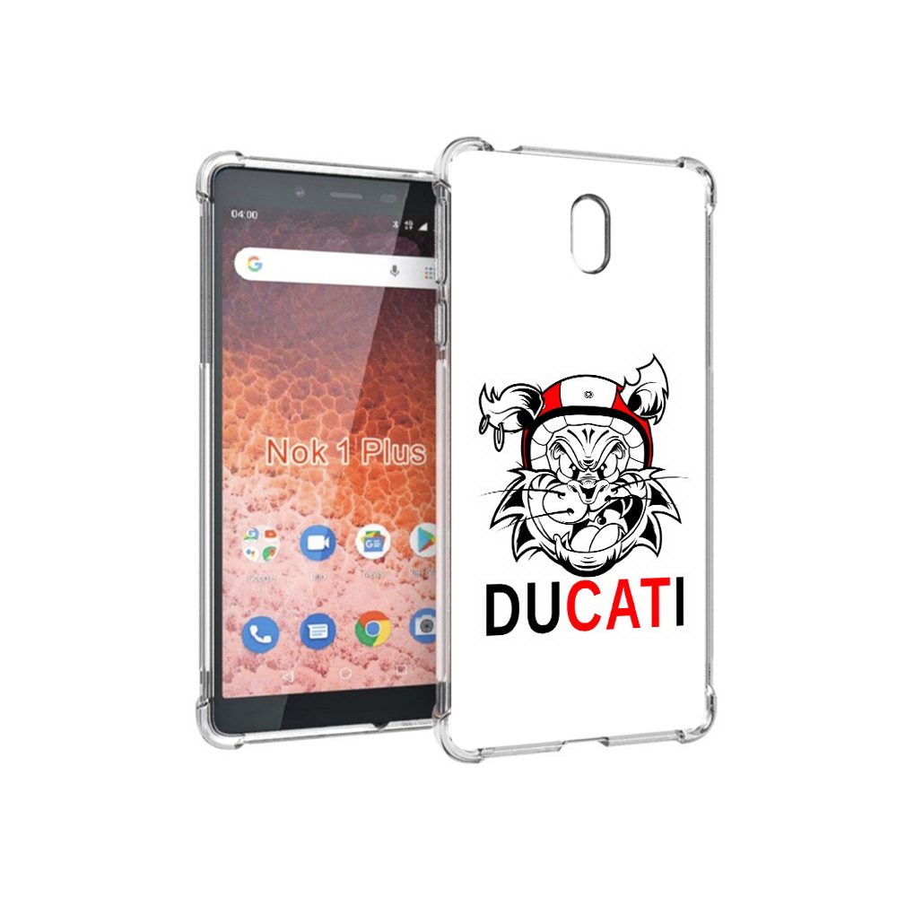 

Чехол MyPads Tocco для Nokia 1 Plus дукати (PT129147.112.339), Прозрачный, Tocco