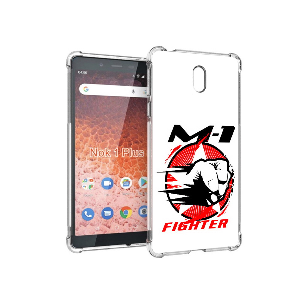 

Чехол MyPads Tocco для Nokia 1 Plus единоборства М-1 (PT129147.112.342), Прозрачный, Tocco