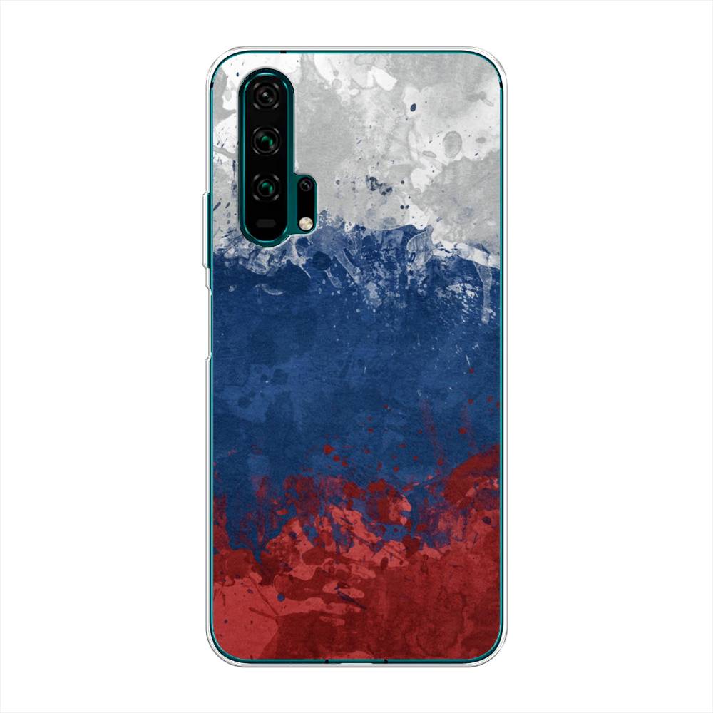 

Чехол Awog на Honor 20 Pro "Флаг России неровный", Разноцветный, 69350-5