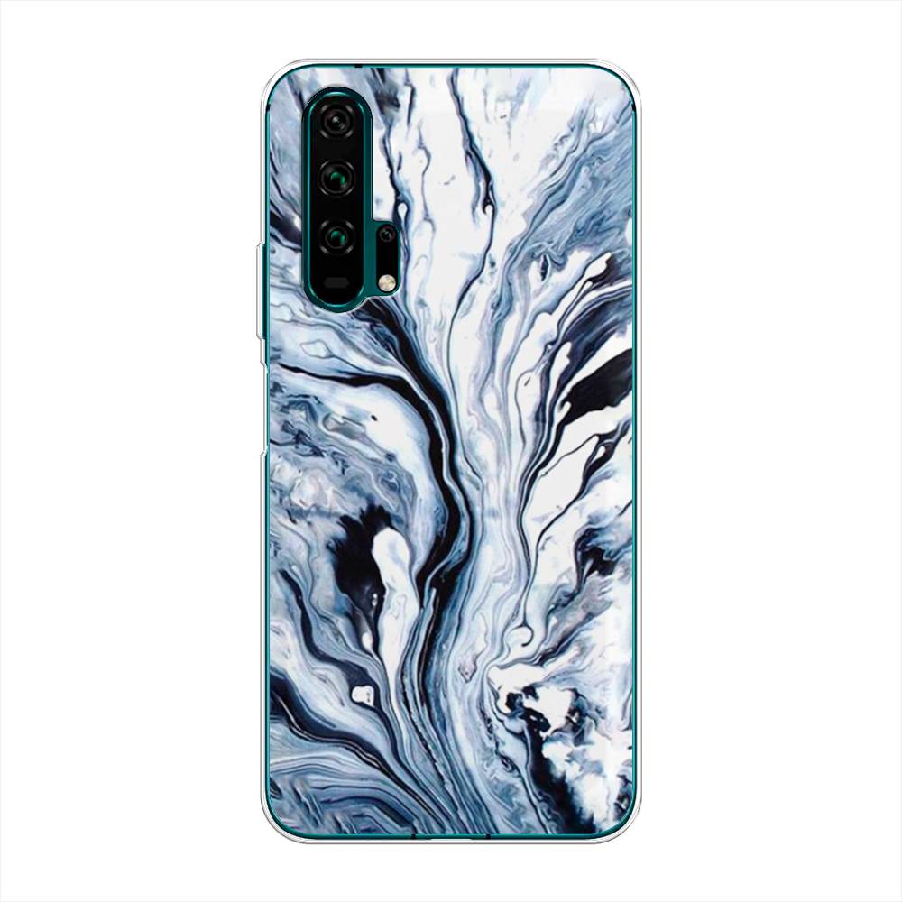 

Чехол Awog на Honor 20 Pro "Голубой минерал мрамор", Разноцветный, 69350-3