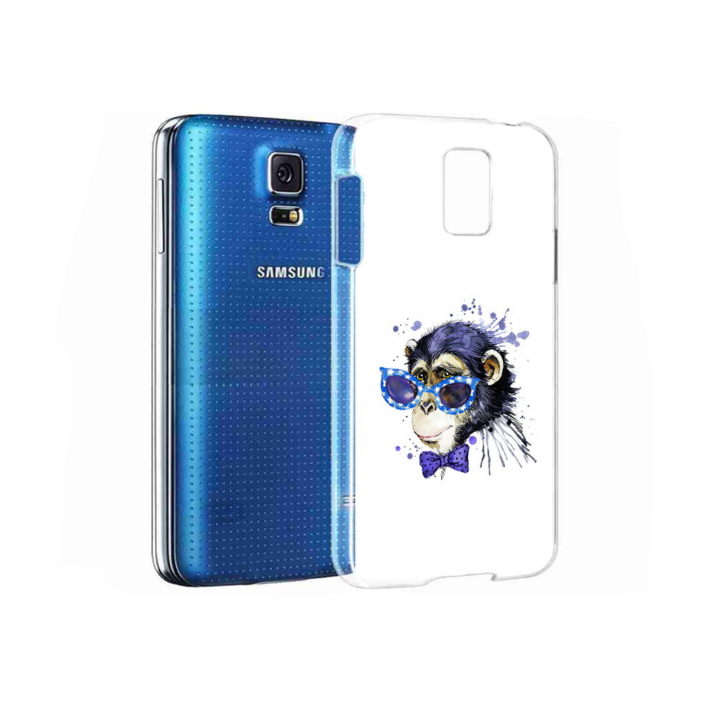 

Чехол MyPads Tocco для Samsung Galaxy S5 акварельная обезьяна (PT12196.512.216), Прозрачный, Tocco