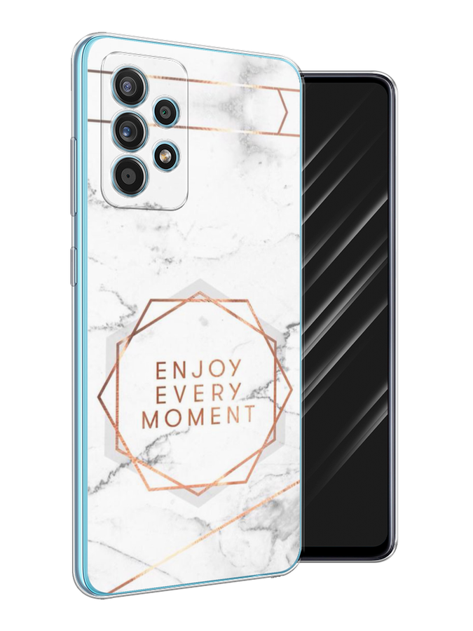 

Чехол Awog на Samsung Galaxy A52 / Самсунг A52 "Enjoy every moment мрамор", Разноцветный, 2102450-7