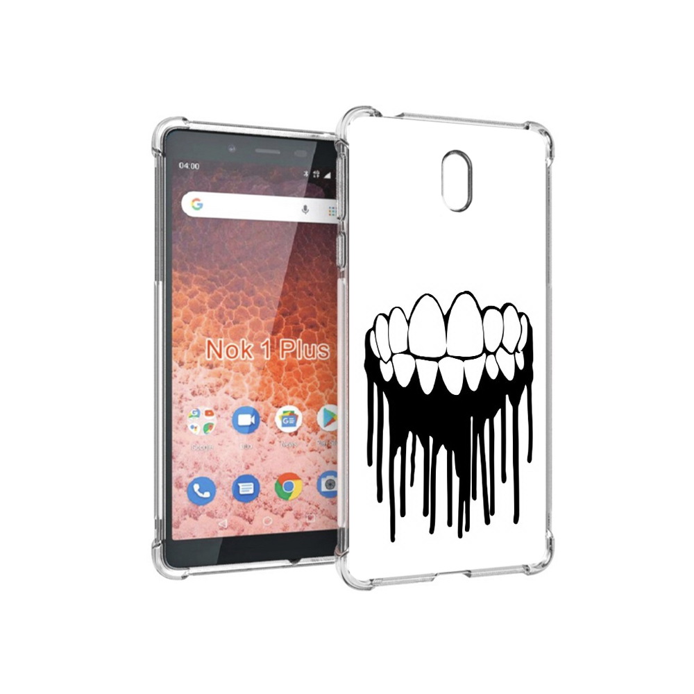 Чехол MyPads Tocco для Nokia 1 Plus зубы (PT129147.112.372)