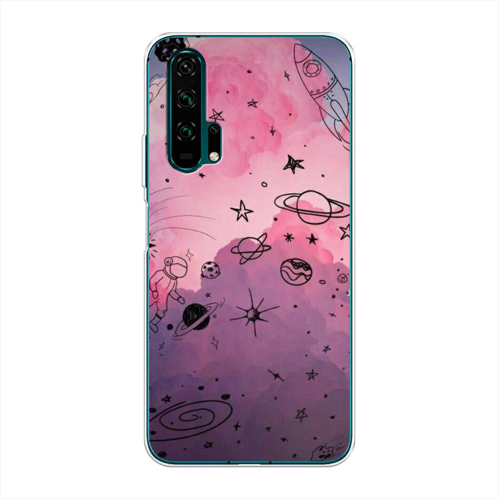 

Чехол Awog на Honor 20 Pro "Радуга планет 3", Разноцветный, 69350-4