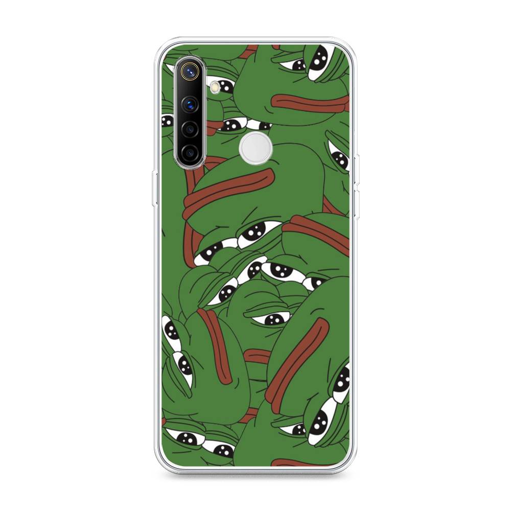 

Чехол Awog на Realme 6i "Печальный frog", Разноцветный, 252950-9