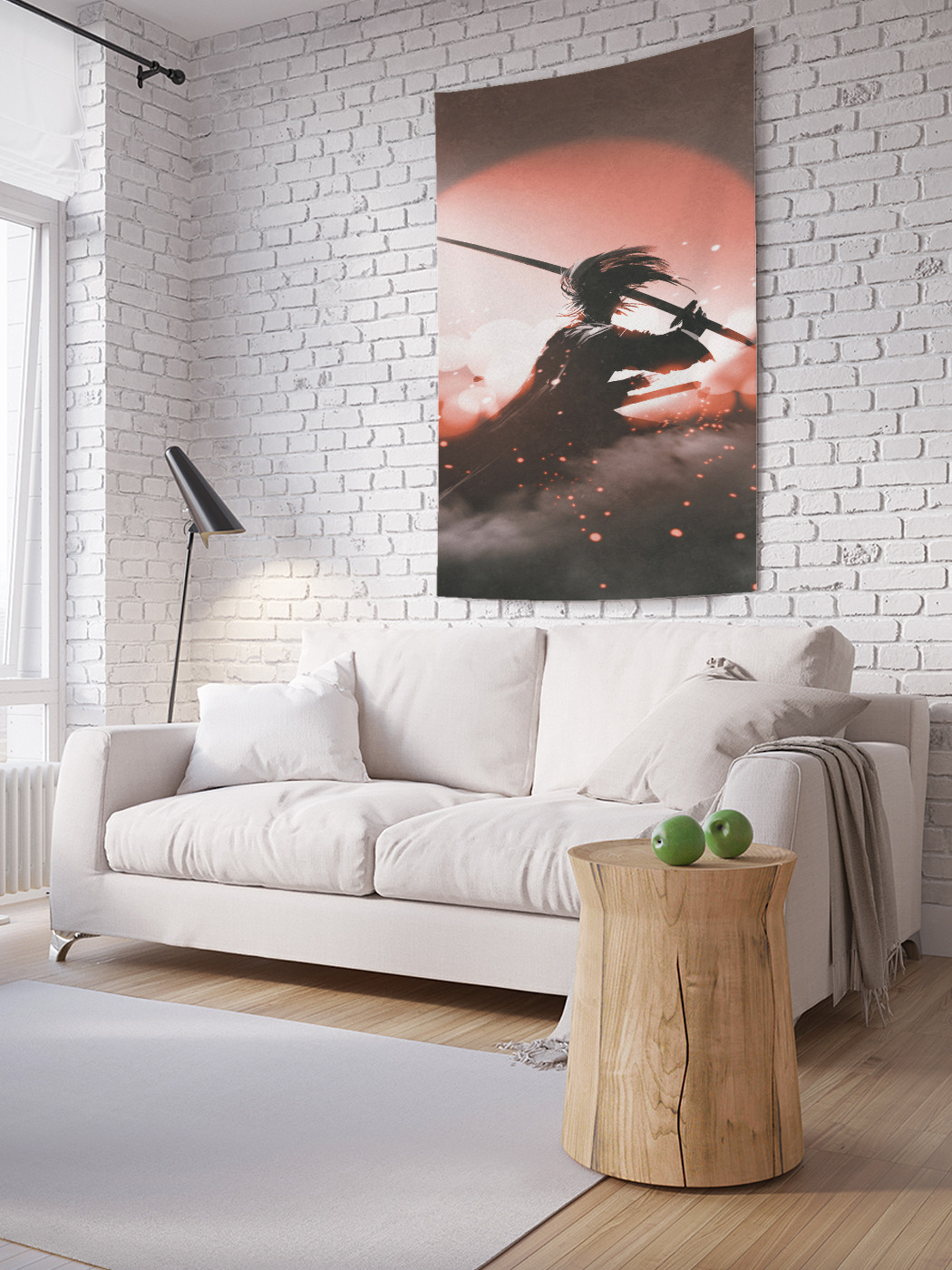 

Вертикальное фотопанно на стену JoyArty Взмах катаны 100x150 см, Взмах катаны