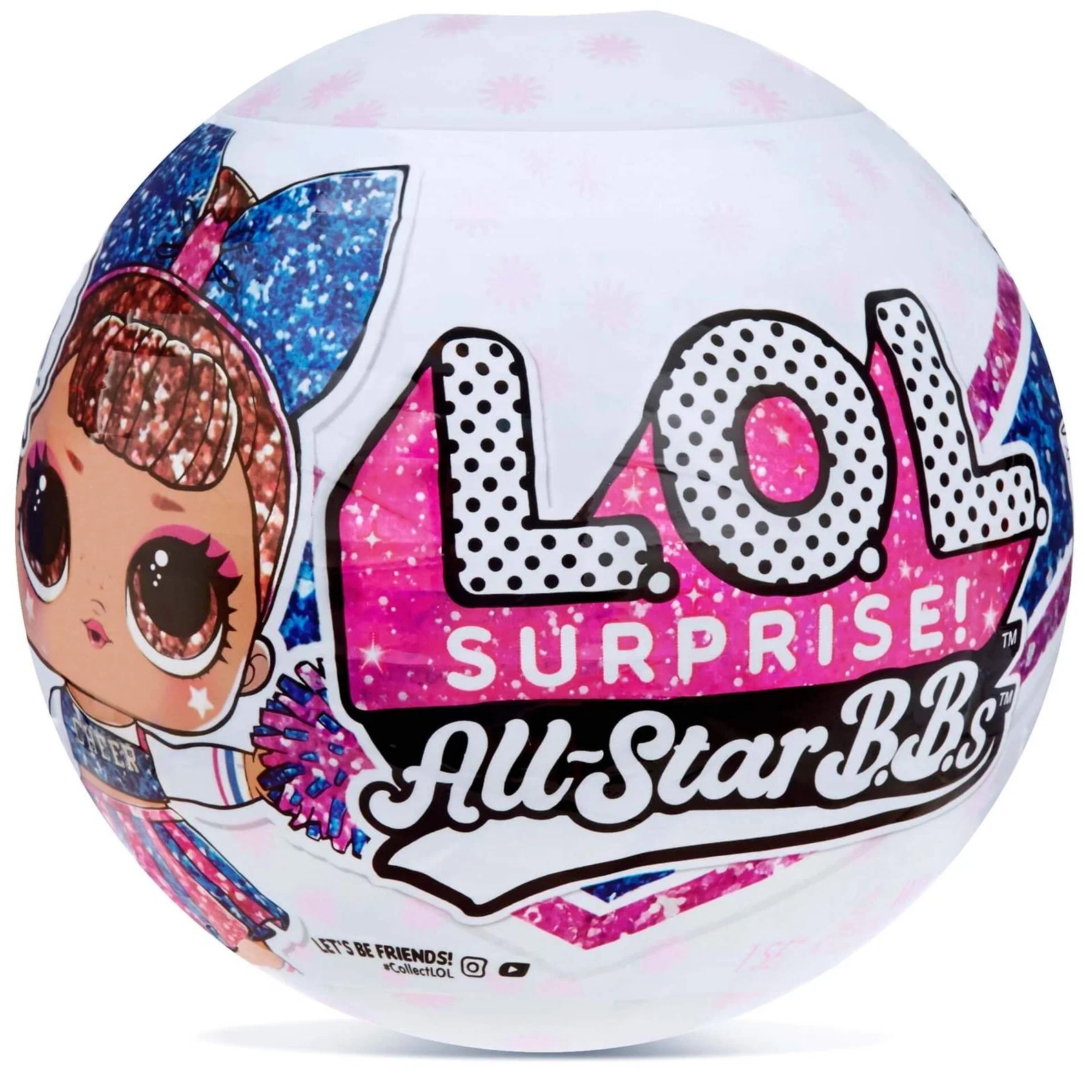 Кукла-сюрприз L.O.L. Surprise All-Star B.B.s Sports Series 2 Cheer Team Sparkly Do набор значков cheer up акрил