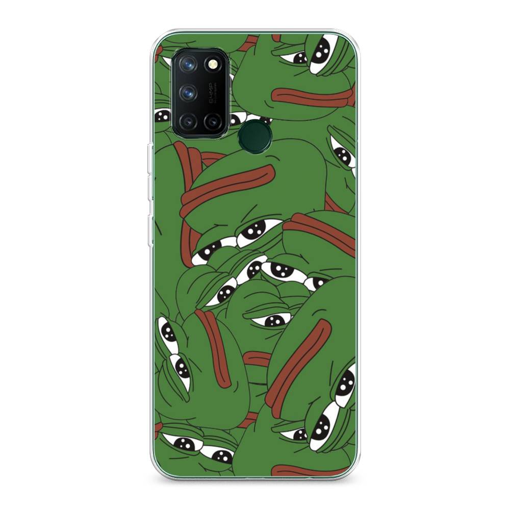 

Чехол Awog на Realme 7i "Печальный frog", Разноцветный, 253950-9