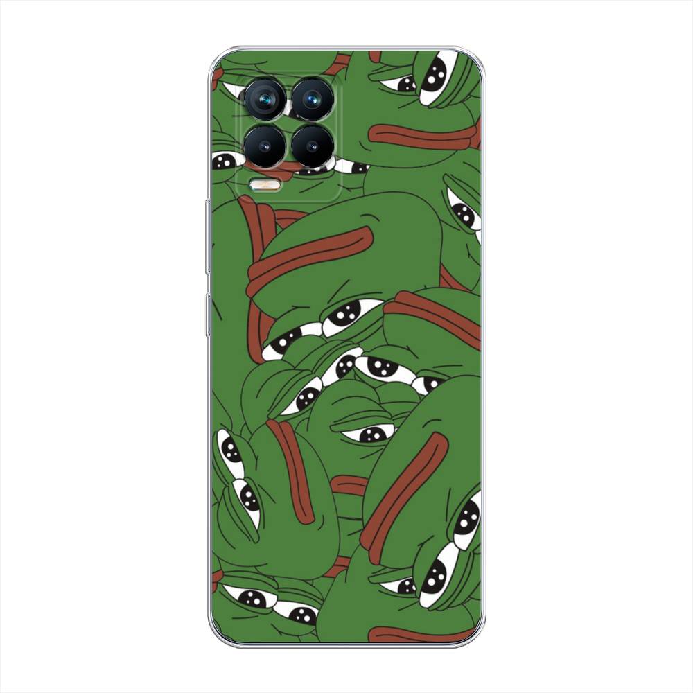 

Чехол Awog на Realme 8/8 Pro "Печальный frog", Разноцветный, 255450-9