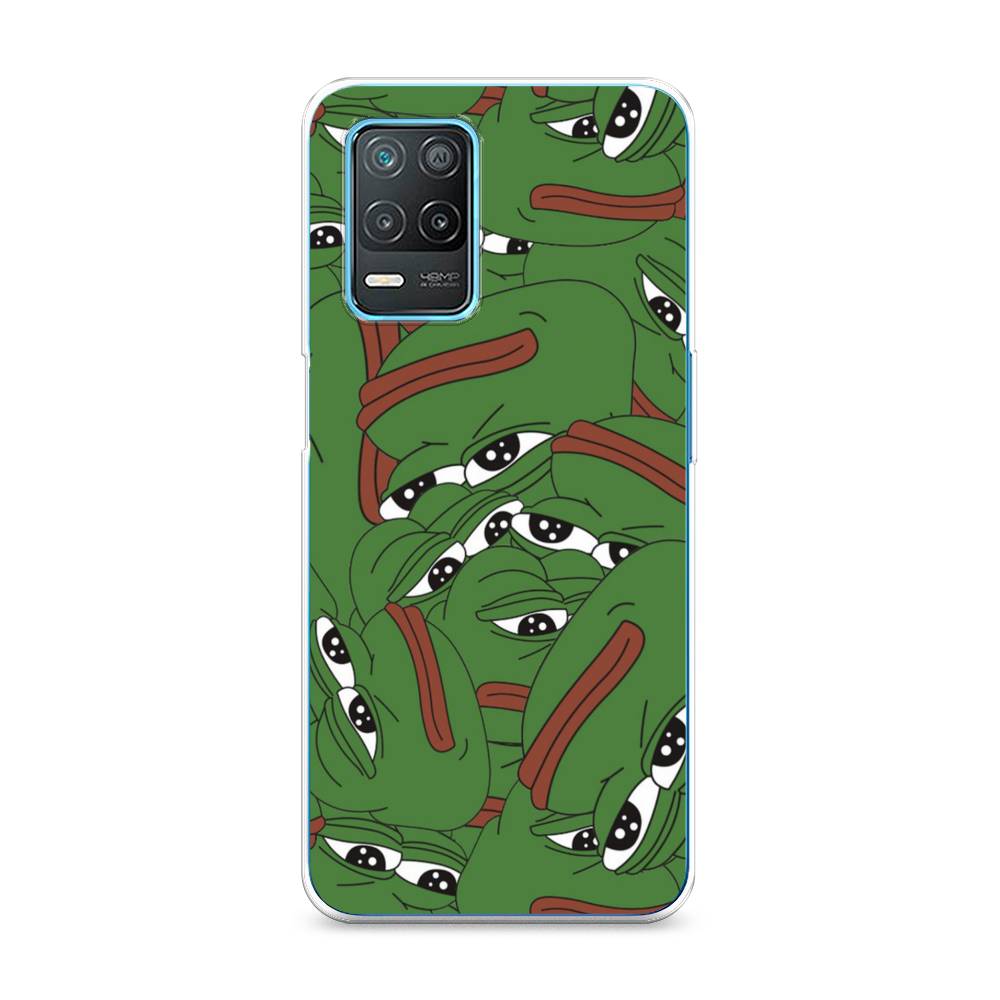 

Чехол Awog на Realme 8 5G/Narzo 30 5G "Печальный frog", Разноцветный, 257050-9