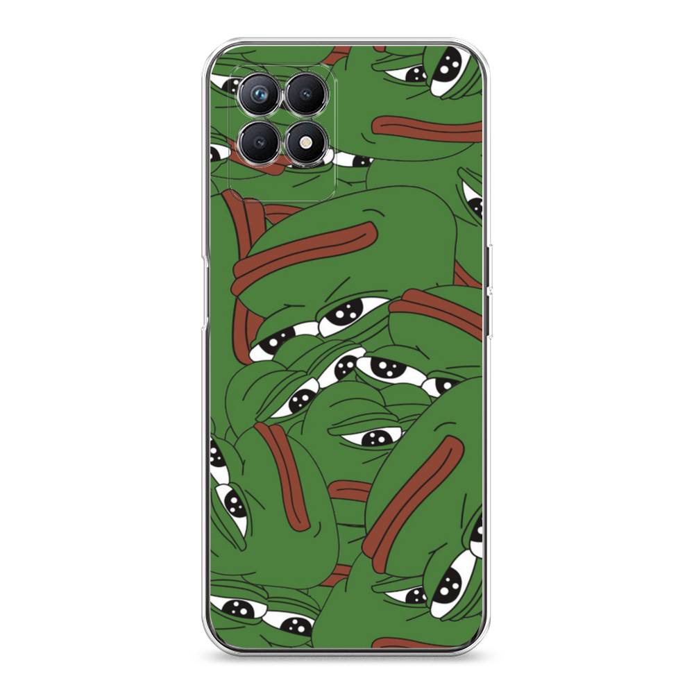 

Чехол Awog на Realme 8i "Печальный frog", Разноцветный, 257350-9
