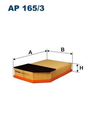 Ap 165/3_фильтр Воздушный! Volvo Xc70/Xc90 2.5t/2.9t/2.4d 02> Filtron арт. AP1653
