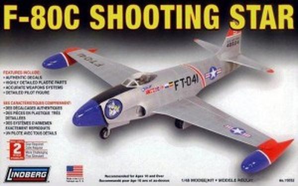 Склеиваемая модель Hawk Lindberg  F-80 C Shooting Star 1/48
