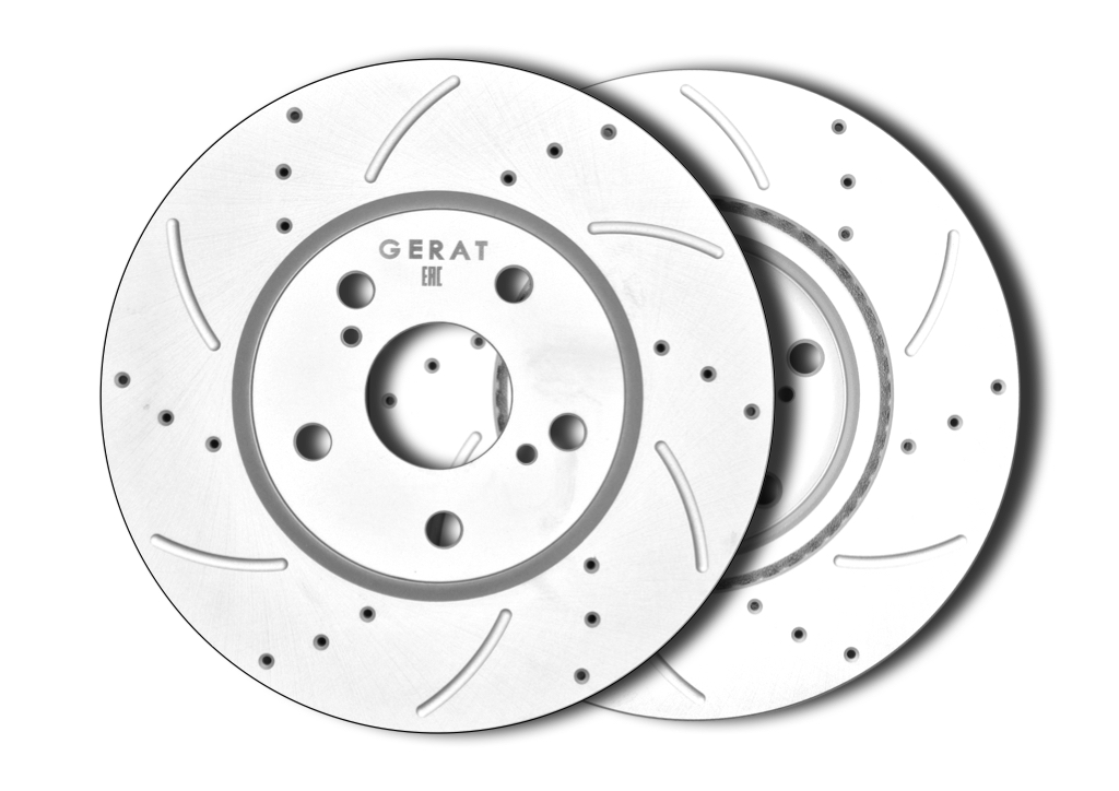 Тормозной диск Gerat DSK-F195P Platinum передний 2шт.