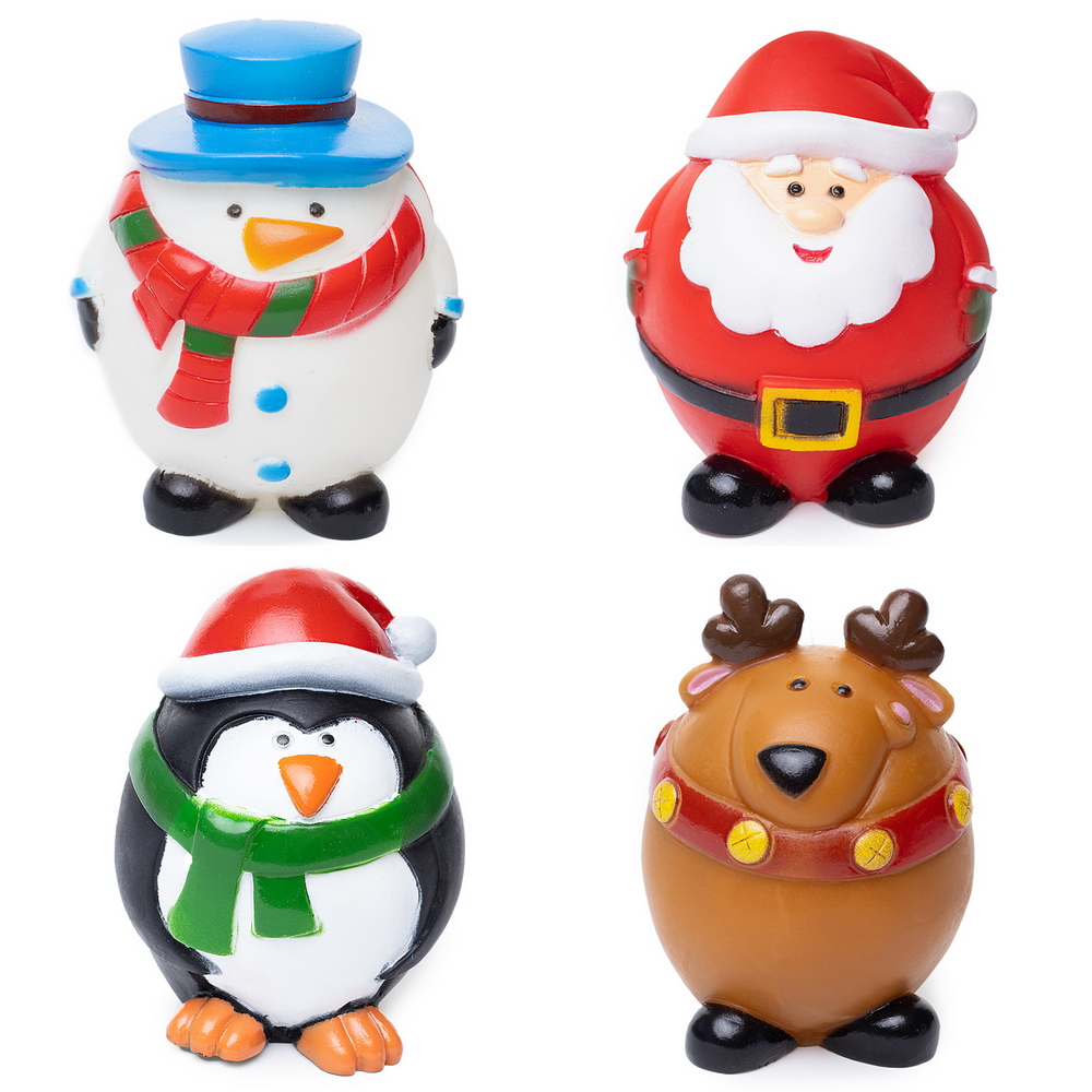 

Игрушка для собак DUVO+ Новогодний микс, 8.5х6.5х6.5см, Новогодний микс