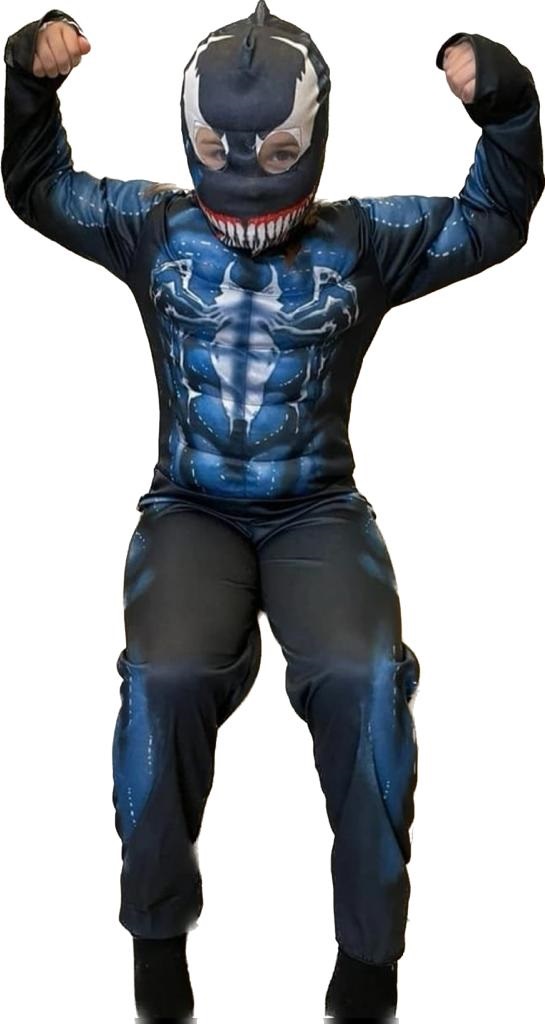 Карнавальный костюм SuperHero Веном, размер S, черный, а00000151