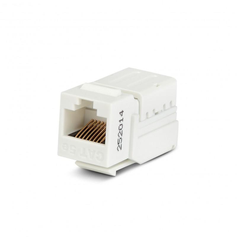 

Вставка KJNE-8P8C-C5e-90-WH Keystone Jack RJ45(8P8C) кат. 5e 110 IDC зад. с помощью NE-TOO