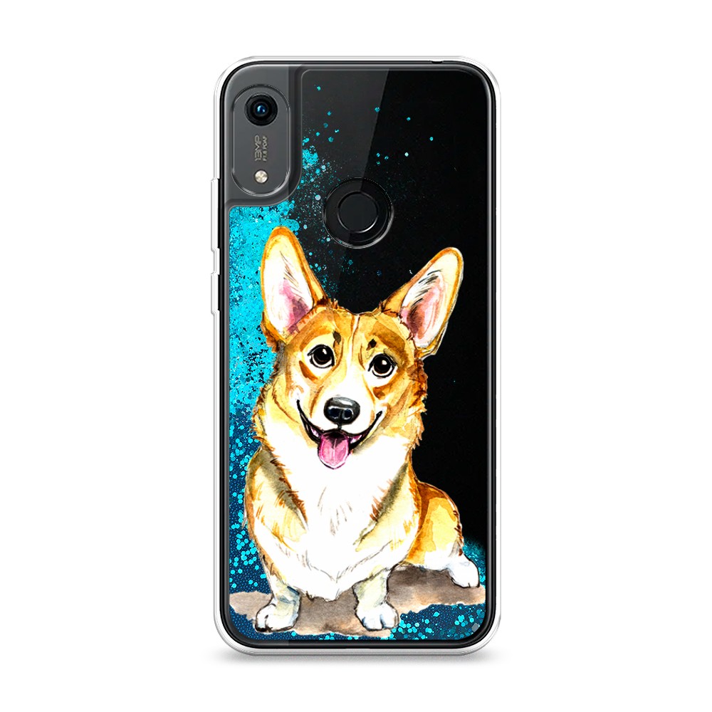 

Чехол Awog на Honor 8A/8A Pro/Huawei Y6s/Y6 2019 "Малыш корги", Разноцветный, 68793-1