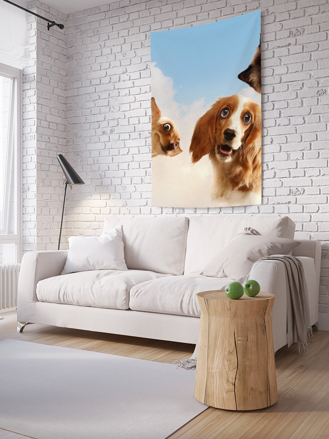 

Вертикальное фотопанно на стену JoyArty Кто там 150x200 см, Кто там