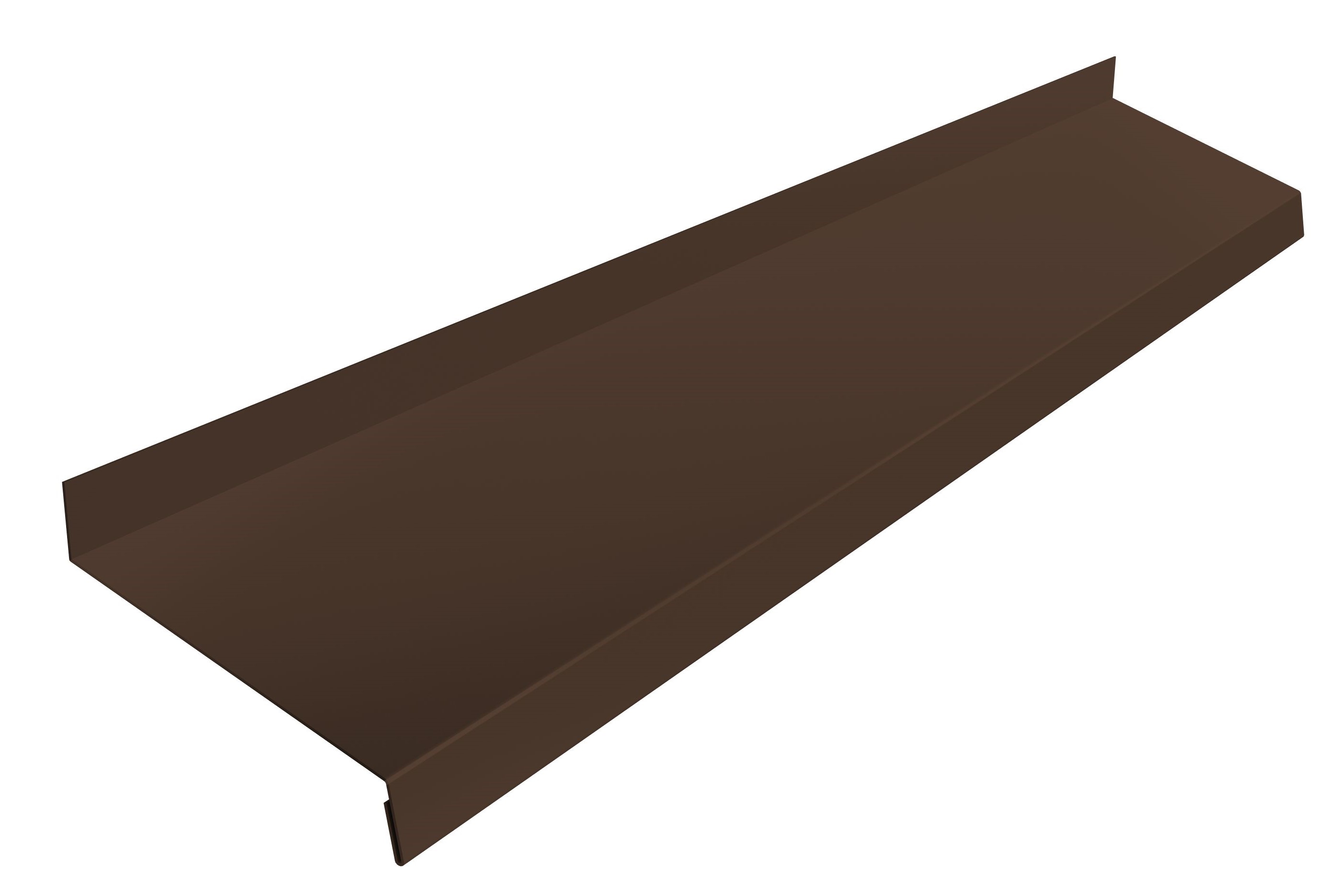 

Отлив 2000*100 Шоколадно-коричневый (RAL 8017)