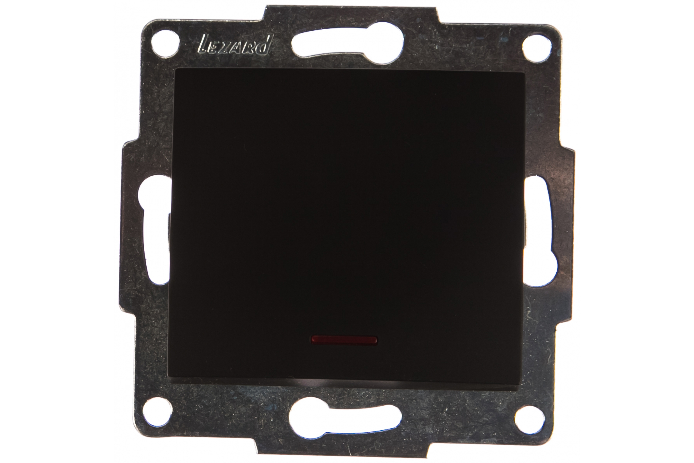 Механизм выключателя 1-кл. 1п СП Karina 10А IP20 с подсветкой черн. бархат LEZARD 707-4288 клавиша выключателя с подсветкой fede fd17705 al