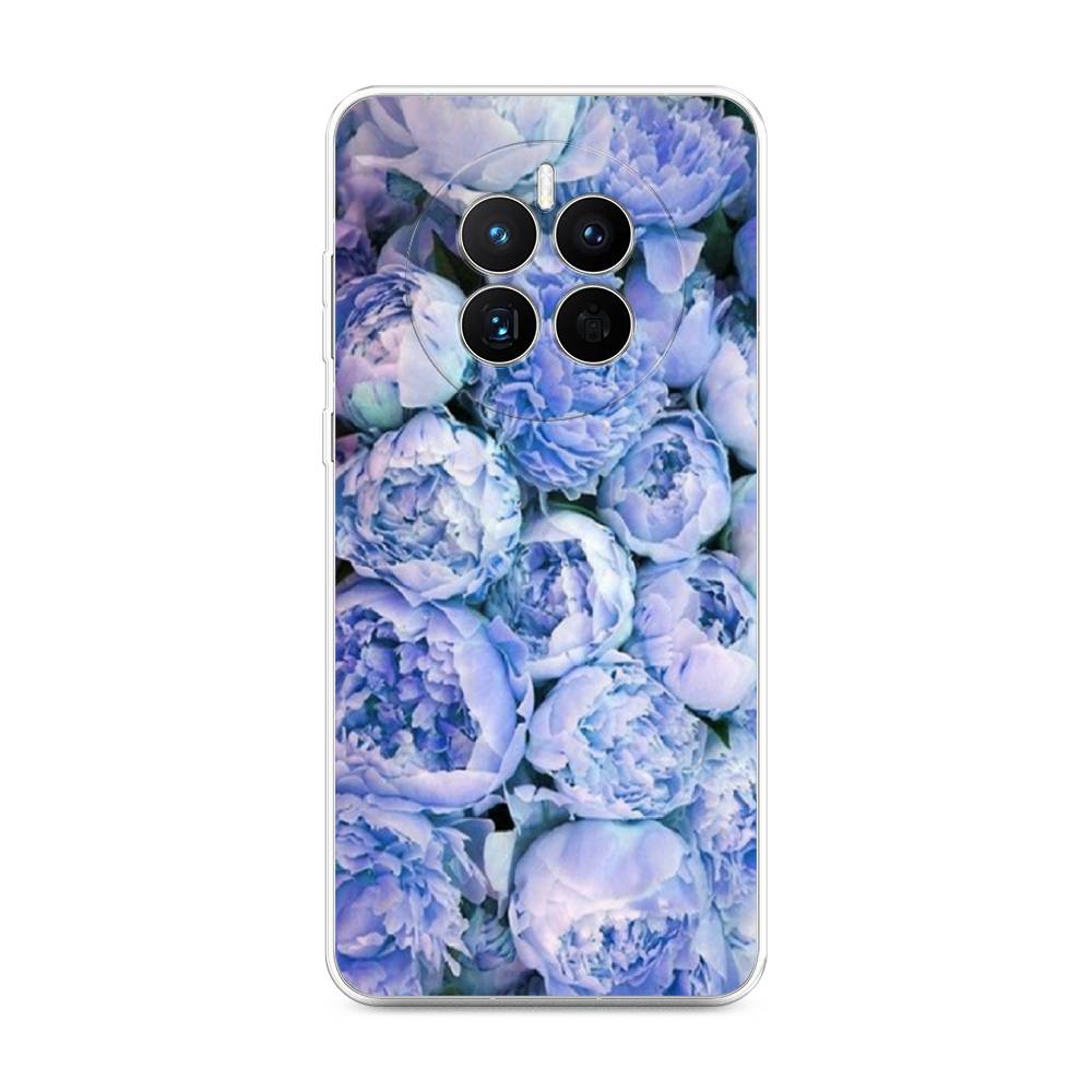 

Чехол Awog на Huawei Mate 50 "Пионы голубые", Голубой, 6109850-8