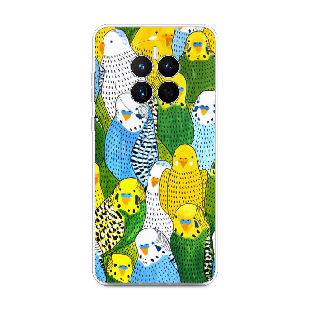 

Чехол Awog на Huawei Mate 50 "Попугаи", Желтый;зеленый;голубой, 6109850-1