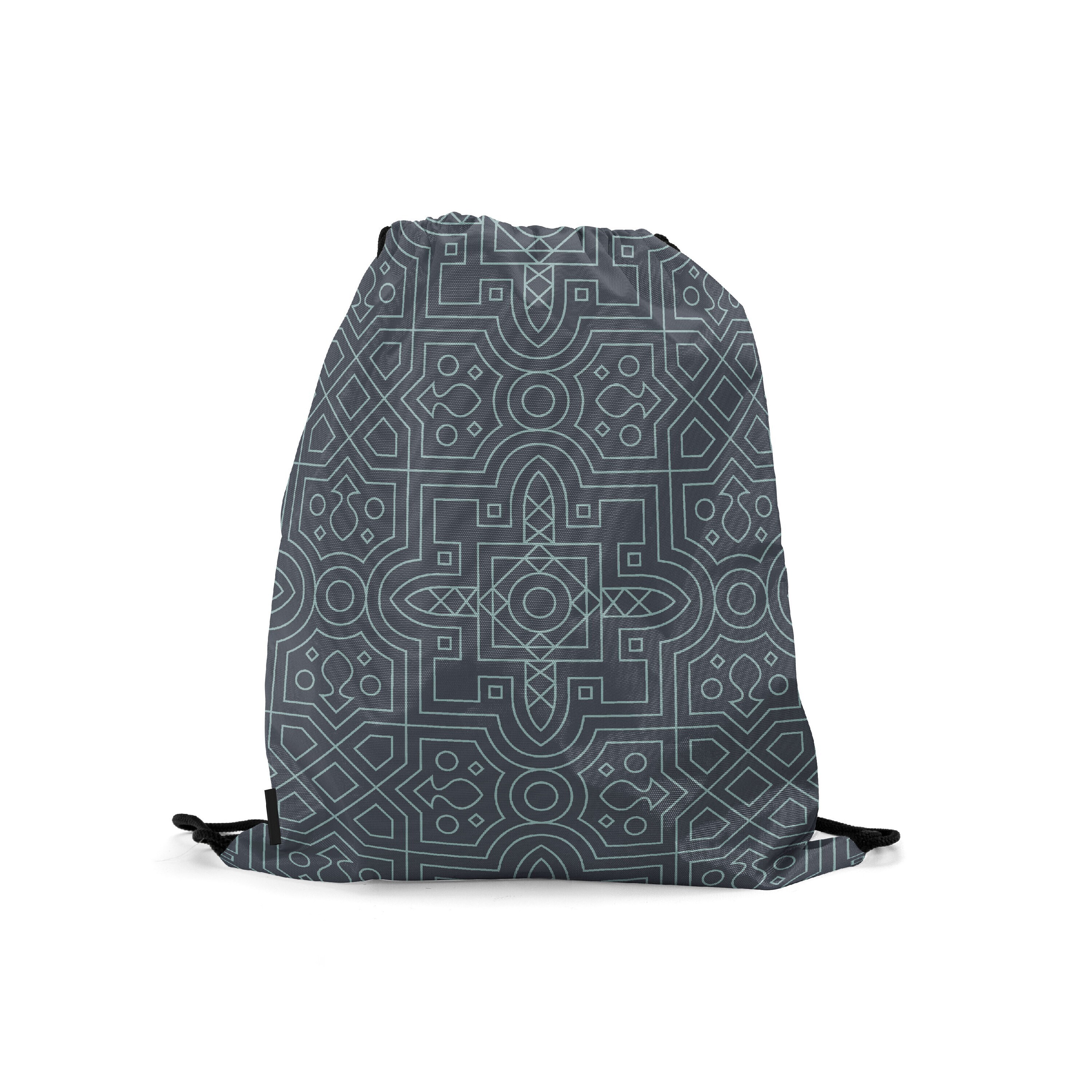

Мешок-рюкзак для сменной обуви Burnettie ArabesquePattern16Big, Серый