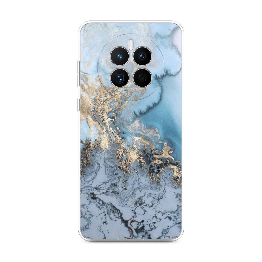 

Чехол Awog на Huawei Mate 50 "Морозная лавина синяя", Серебристый, 6109850-3