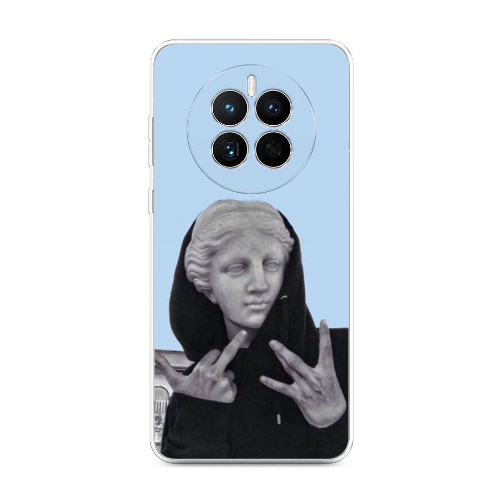 

Чехол Awog на Huawei Mate 50 "SWAG статуя", Голубой, 6109850-9