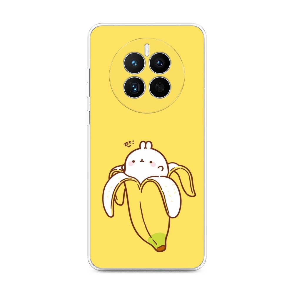 

Чехол Awog на Huawei Mate 50 "Зайчик-бананчик", Желтый;белый, 6109850-2