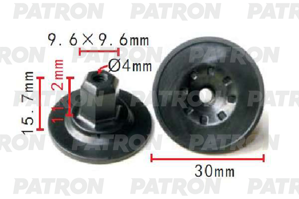 Гайка пластмассовая PATRON p371450
