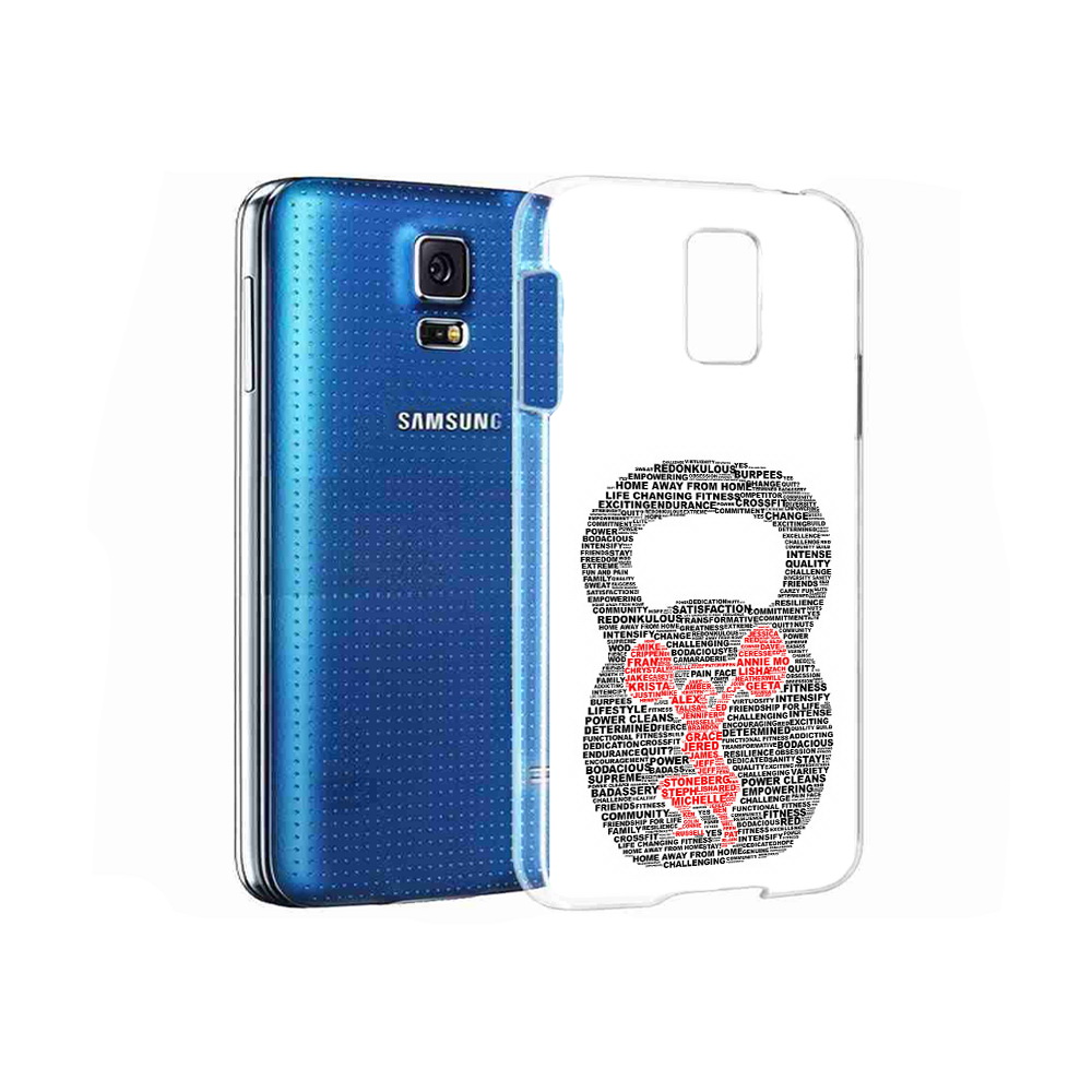 

Чехол MyPads Tocco для Samsung Galaxy S5 бодибилдинг гиря из слов (PT12196.512.232), Прозрачный, Tocco