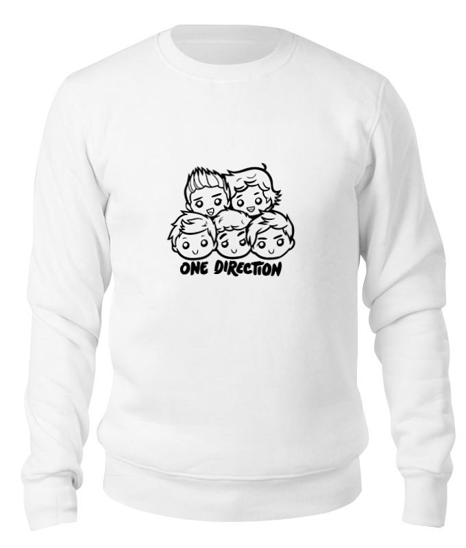 

Свитшот унисекс Printio One direction белый L, One direction