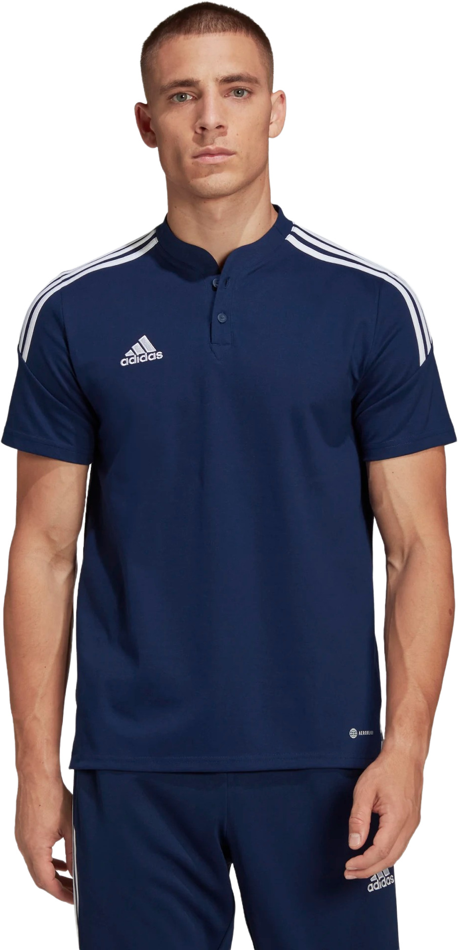 Футболка мужская Adidas Con22 Polo синяя 44-46 удл RU синий