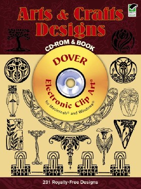 

Arts and Crafts Designs CD-ROM and Book / Noble Marty