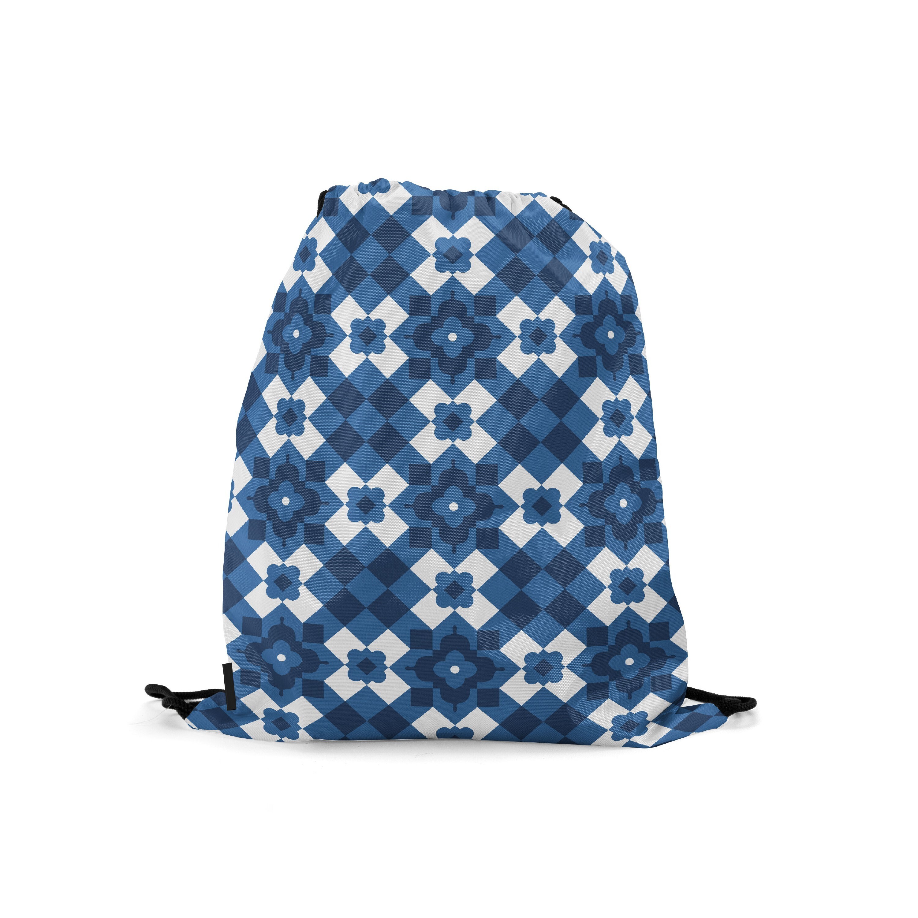 

Мешок-рюкзак для сменной обуви Burnettie ArabesquePattern18Big, Синий