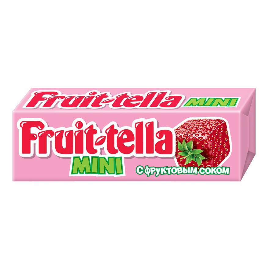 Конфеты жевательные Fruittella Mini клубника-апельсин-лимон 11 г