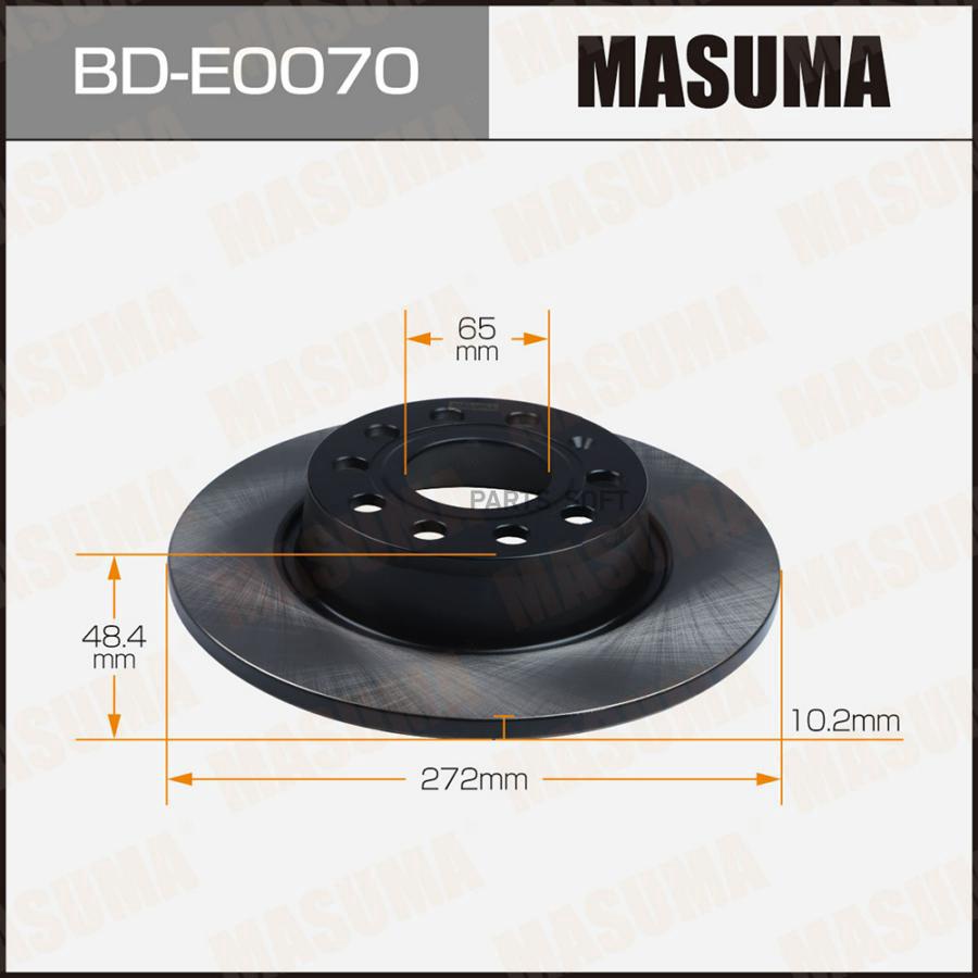 

Диск тормозной задний Masuma BD-E0070