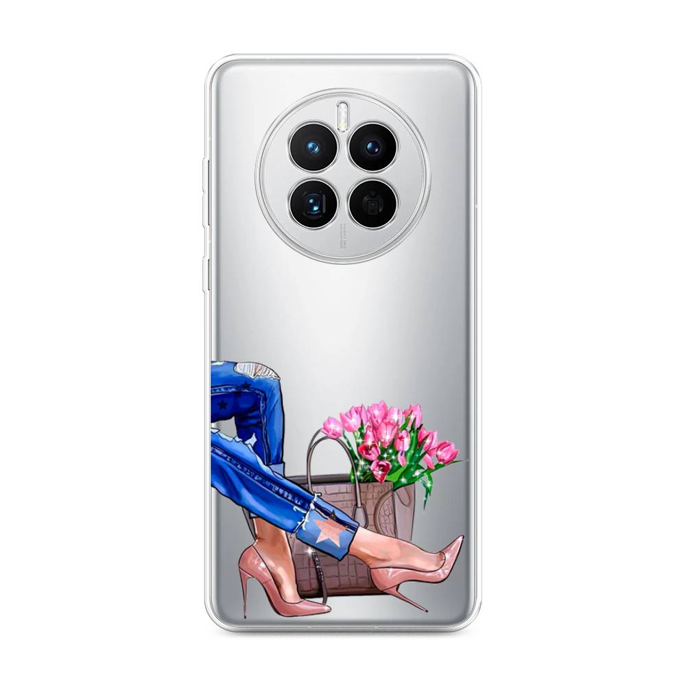 

Чехол Awog на Huawei Mate 50 "Каблучки", Синий, 6109850-7
