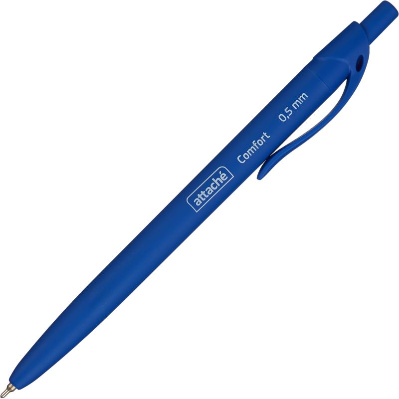

Ручка шариковая Attache Comfort маслян, покрытие Soft touch, син. стерж, (5шт.)